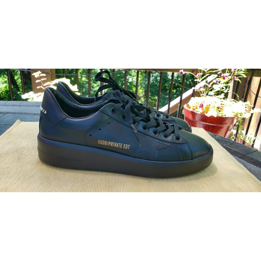 Golden Goose Pure Star Exclusive Low Top Sneaker Black Sz 40 EU / 9 US EUC